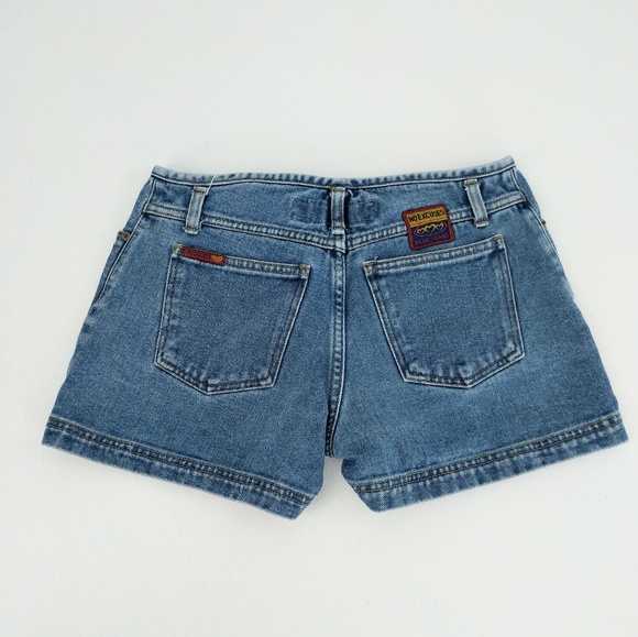 VINTAGE 90's | No Excuses Denim Button Up Shorts - Picture 3 of 7